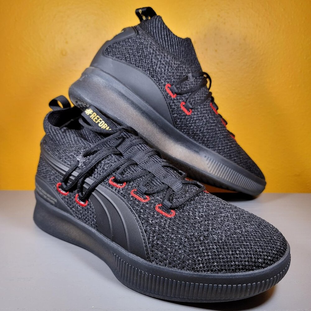 Puma x Meek Mill Clyde Court Disrupt Reform Sneakers Mens Size 11.5 192892 Black